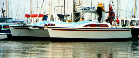 side view moored Javelin