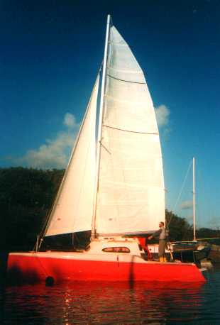  Sails hoisted