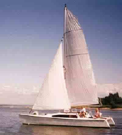 Merlin sailing in Canada